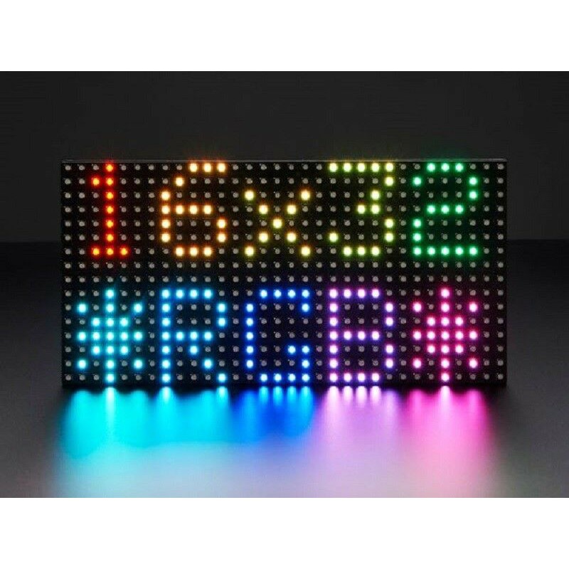 LED Running text P10 RGB Full Color Warna Outdoor 32x16cm Videotron