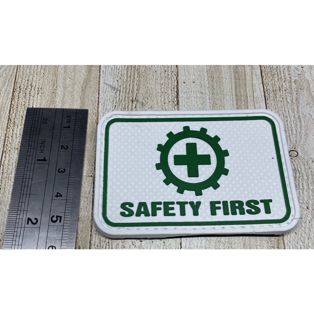 Patch Safety First - Patch Velcro K3 - Prepetan Safety First - Patch Velcro Karet