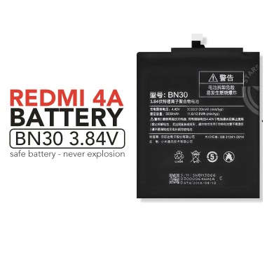 BATERAI BATRE BATTERY XIAOMI REDMI 4A / BN30 ORIGINAL