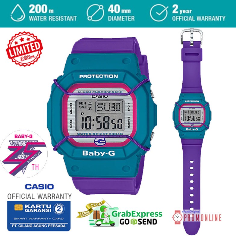 LIMETED Series 25th Baby-G Casio Baby-G BGD-525F-6 DW520 Jam Tangan Wanita Digital Original