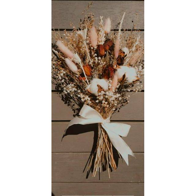 Bouquet dried flower buket bunga kering  bunga  wisuda 