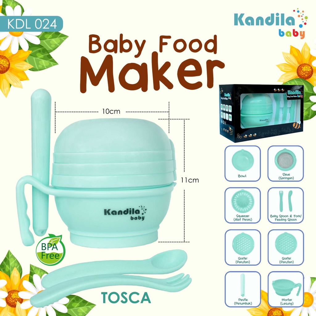 Kandila Baby Food Maker KDL024 Alat Pengolah Makanan Bayi Makassar