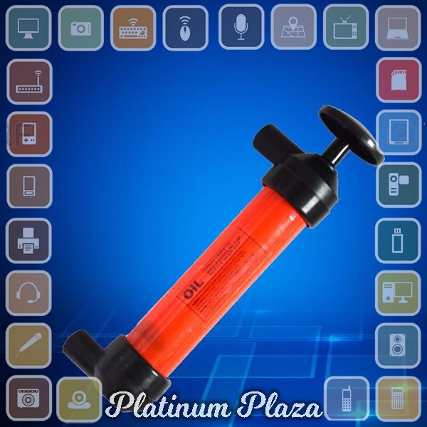 Siphon Pompa Tangan Transfer Oli Bensin Mobil Oil Extractor Sucker Pump - NC01 - Red`28IH9T-
