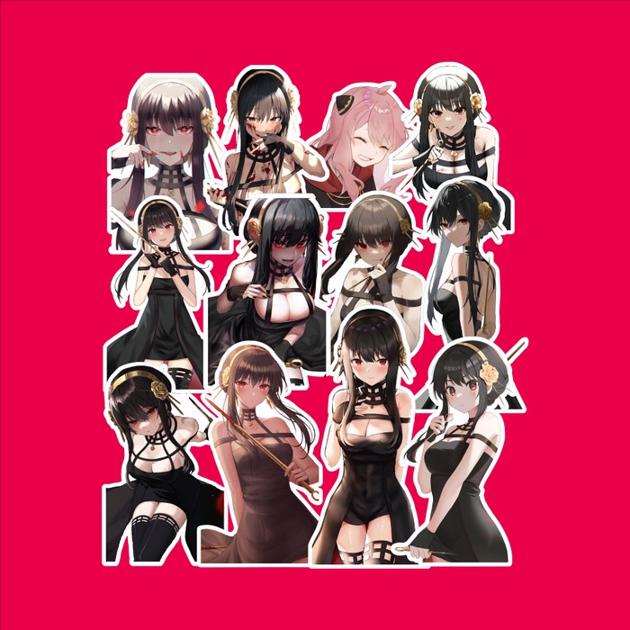 

Sticker SpyxFamily - Sticker Anime Spy X Family isi 12