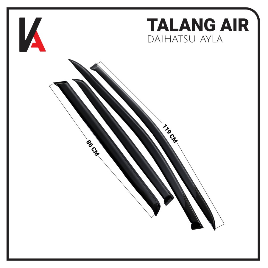 TALANG AIR PINTU MOBIL DAIHATSU AYLA MODEL SLIM HIGH QUALITY SUPER MURAH