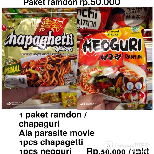 

Chapagetti neoguri murah 1 paket