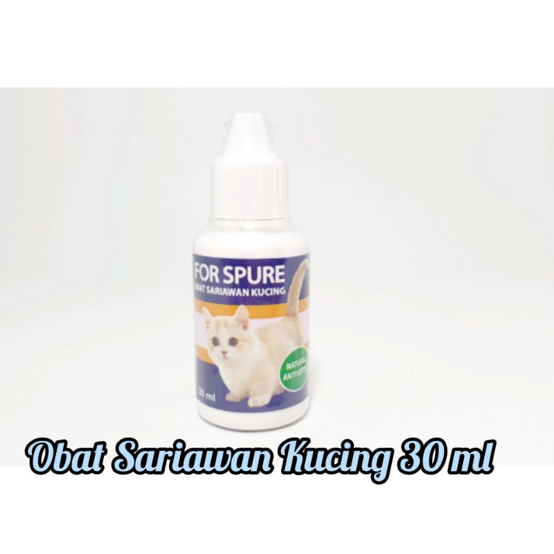 For Spure 30ml Obat Sariawan Kucing Bau Mulut Natural Antiseptik Alami Cat Kitten 30 ml Antiseptic Ileran