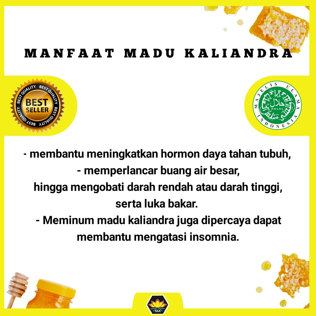 Promo 1 Kg Madu Asli Nektar Bunga Kaliandra