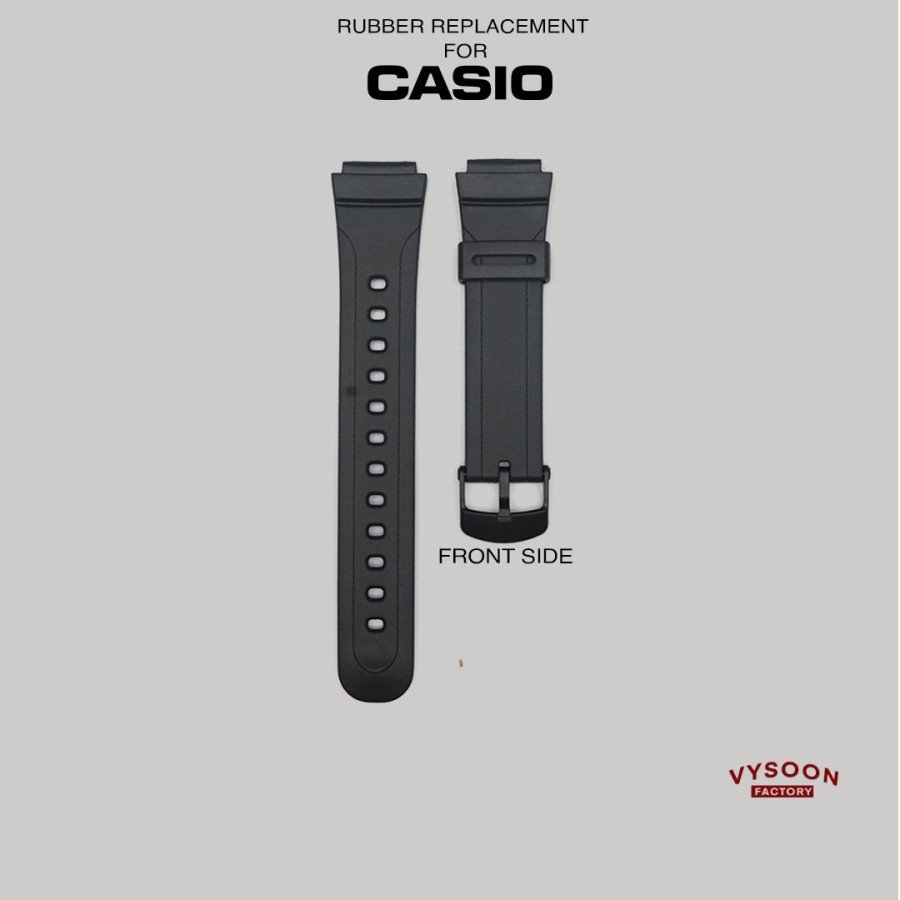 Strap Tali Karet Rubber Casio Original Pengganti DB-37H DB37H DB 37H