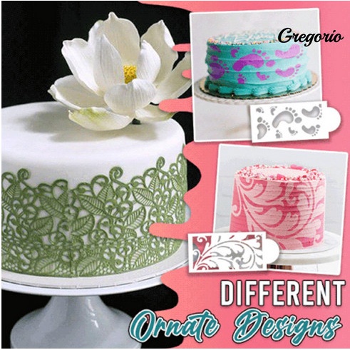 Cake Stencil - Border Lace GCS20_03 (22x16cm)