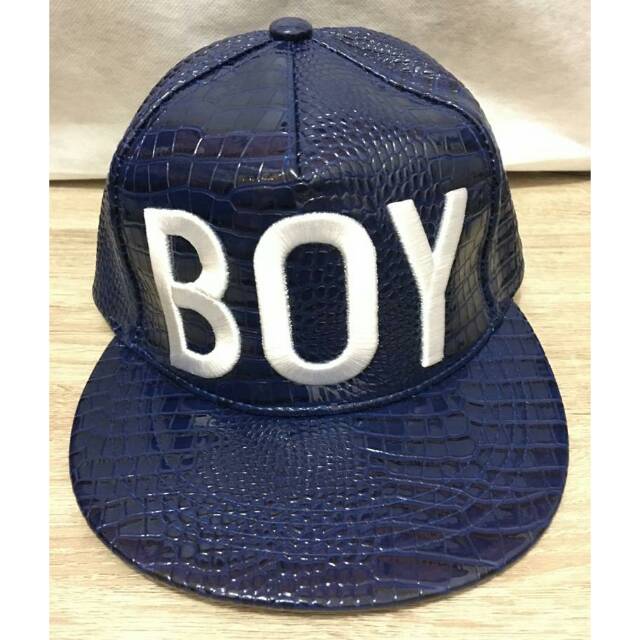 Topi Snapback unisex wanita / pria kpop BOY import korea cewe cowo - NAVY