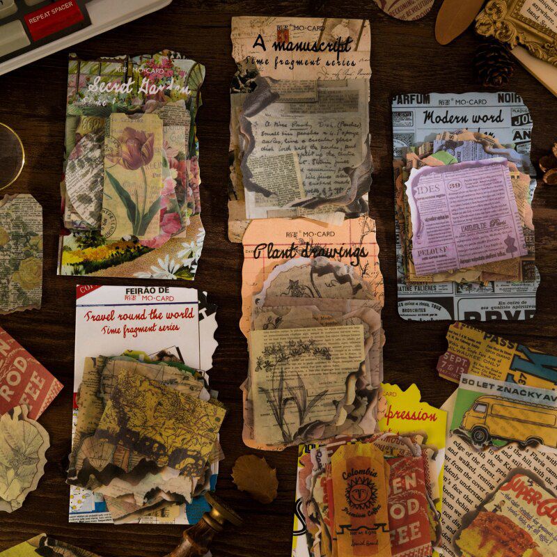 

Kertas Vintage Dekorasi Jurnal per 10pcs