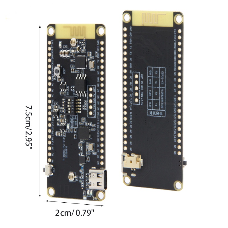 Btsg ESP32-C3 TLSR8258 Ultra Daya Rendah IOT WiFi BLE Untuk Modul Kontrol Cerdas (T-Zigbe