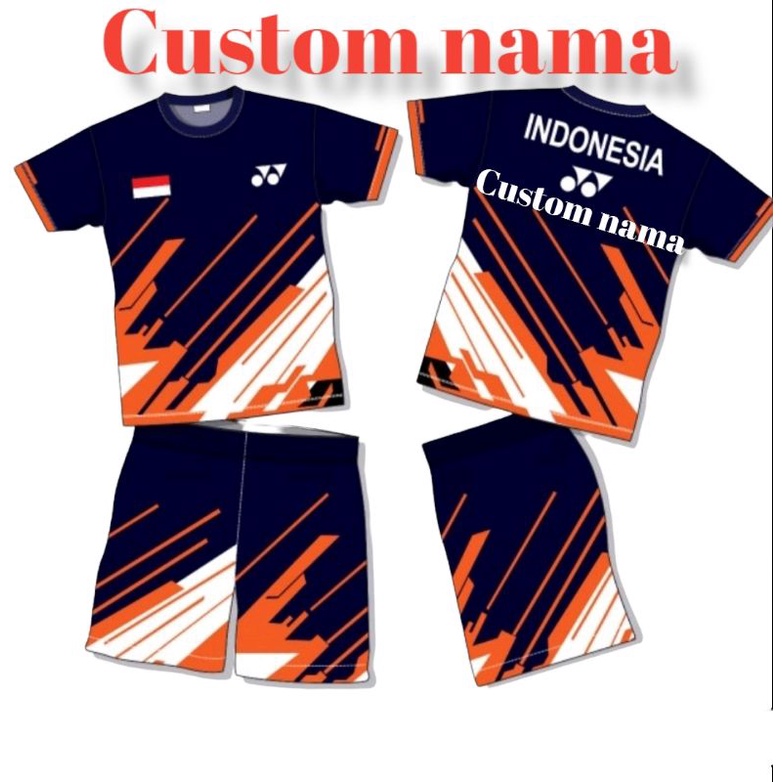 SETELAN BAJU BADMINTON ANAK/JERSEY BULU TANGKIS