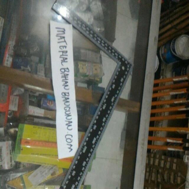 

Penggaris siku besi dan anti karat panjang 30 cm presisi berkualitas