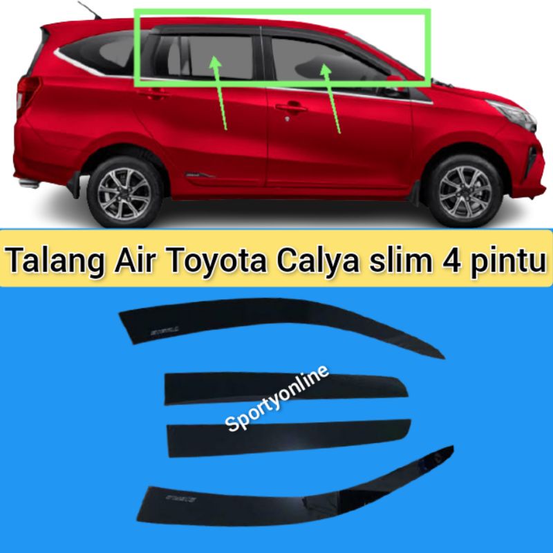 Talang air toyota calya slim