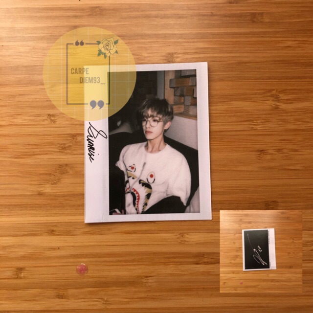 Jae DAY6 Polaroid [SUNRISE] DAY VERSION