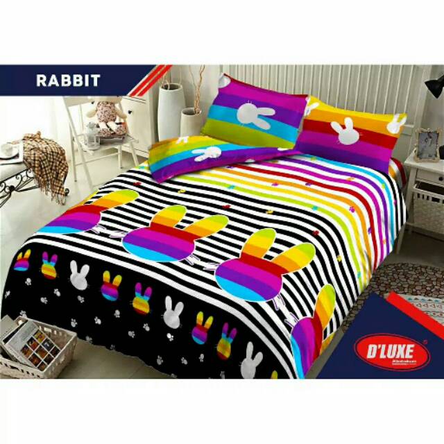 Sprei Kintakun 180 x 200 cm motif RABBIT