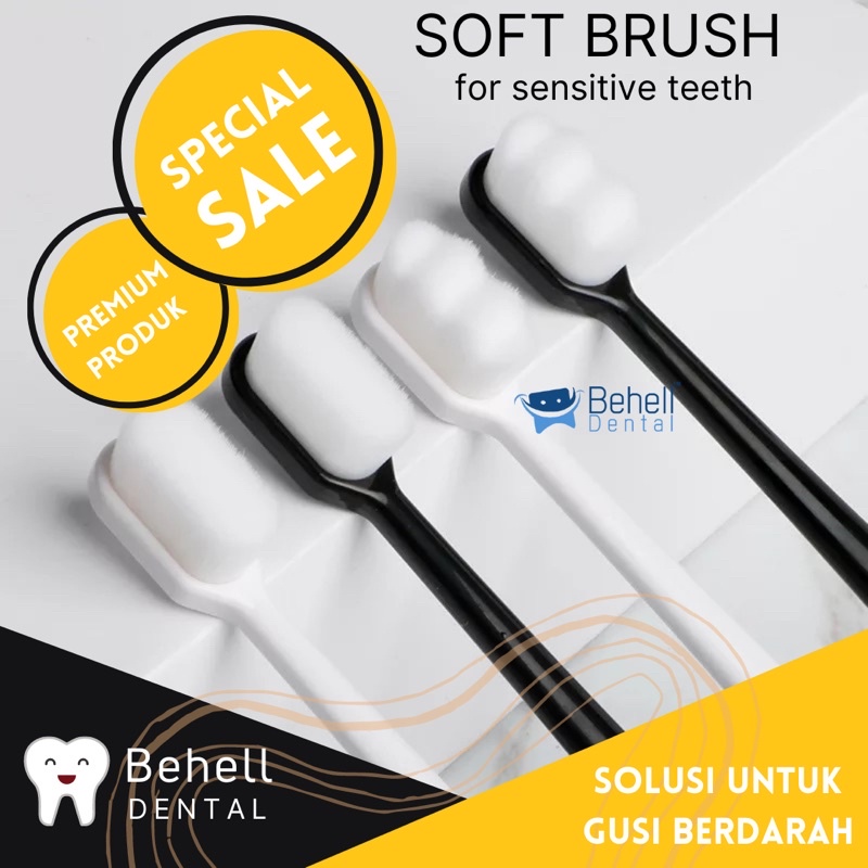 ORI SIKAT GIGI NANO TECH - Tooth Brush Jepang sensitif bulu lembut Extra soft bisa untuk sikat behel ortho brush - Interdental Sikat Sela Gigi