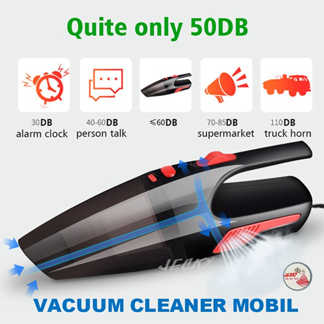 Vacuum Cleaner Mobil Portable-Penyedot Debu Mobil dan Rumah-Mini Vacuum Cleaner 12V 120W