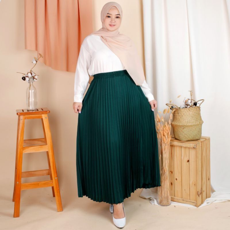 ROK PLISKET HYGET MAYUNG POLOS / ROK PLISKET POLOS MAYUNG