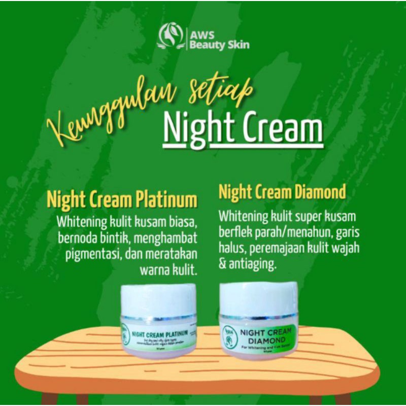 cream malam aws