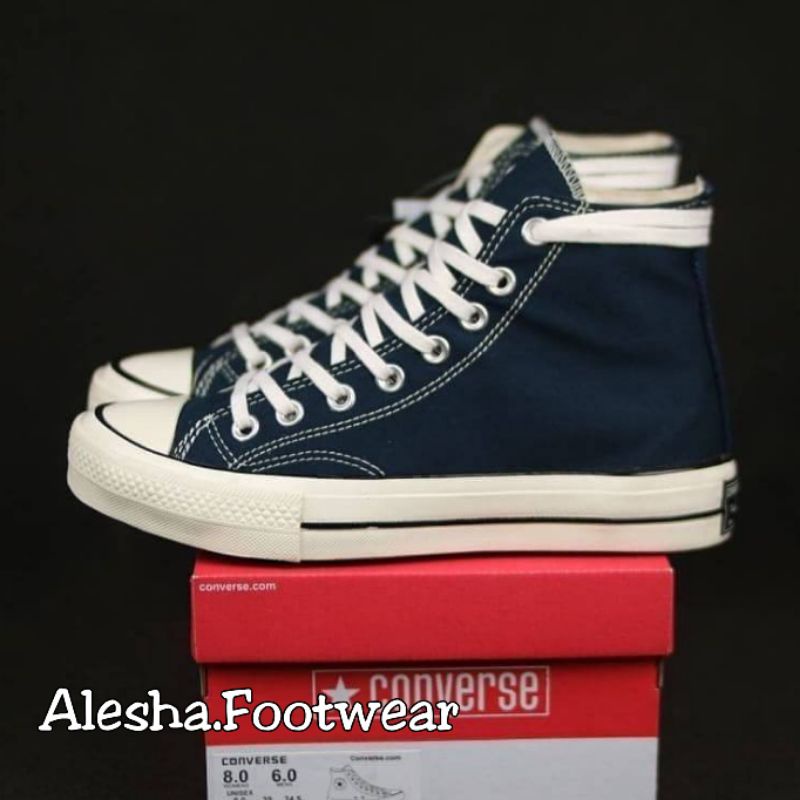 Sepatu Converse 70s HI Navy Hight Premium Hight Quality