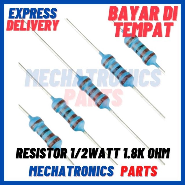 [PAS-9479] RESISTOR 1/2WATT 1.8K OHM