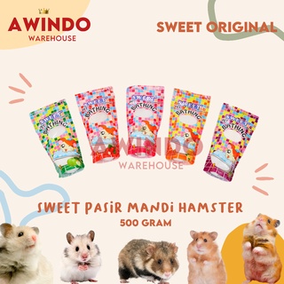 Image of PASIR WANGI HAMSTER - Pasir Mandi Hamster Pet Sand Bathing Sweet Original 500gr