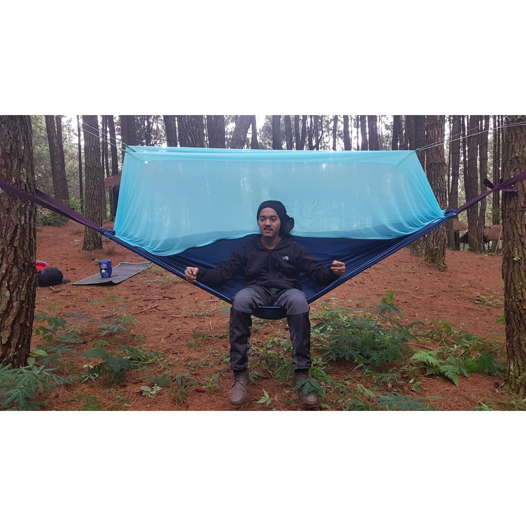 Hammock Kelambu  Ayunan Gantung Outdoor Camping Hiking Adventure