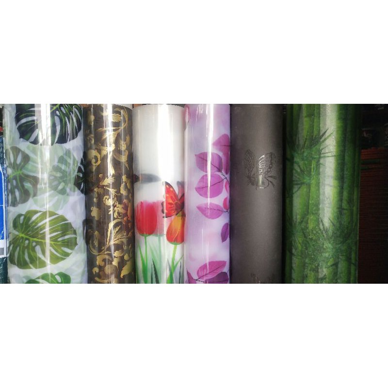 fiber plastik penutup pagar motif