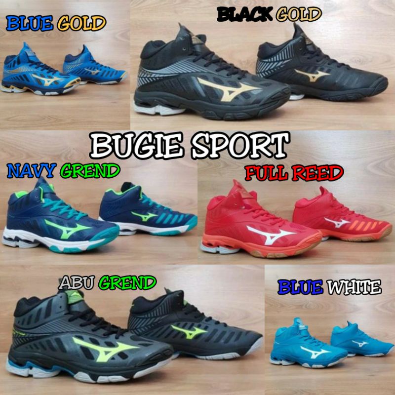 Z4 / SEPATU MIZUNO WLZ 4 MID SUPER PREMIUM DARI BUGIE SPORT