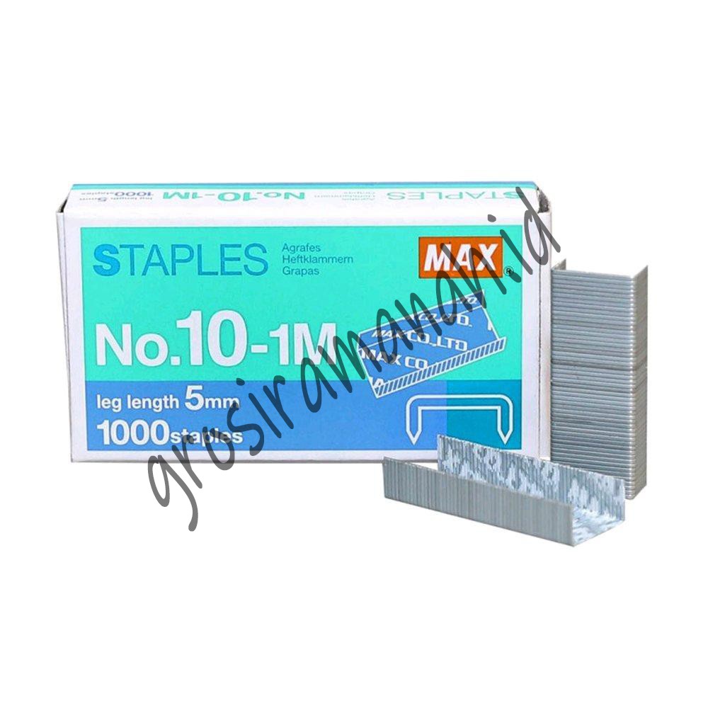 Isi Staples Max No.10 / No. 10-1M Original Asli (terlaris)