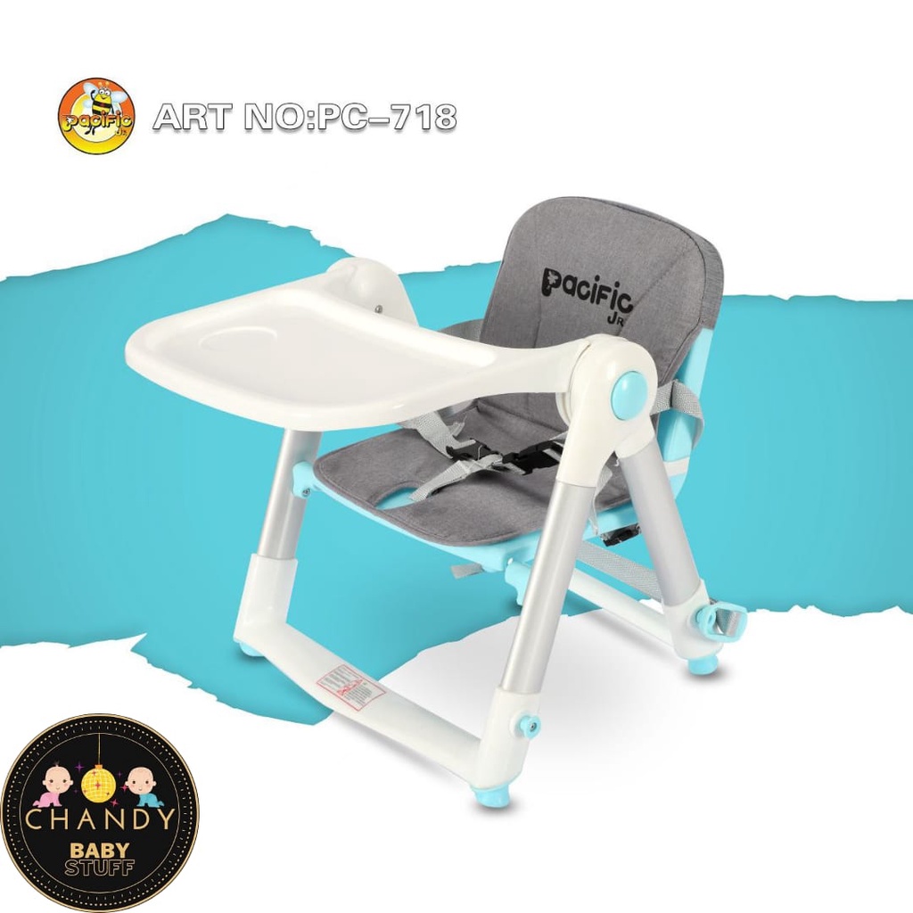 KURSI MAKAN BAYI FOLDING BOOSTER SEAT ALLOY PC 718 PACIFIC