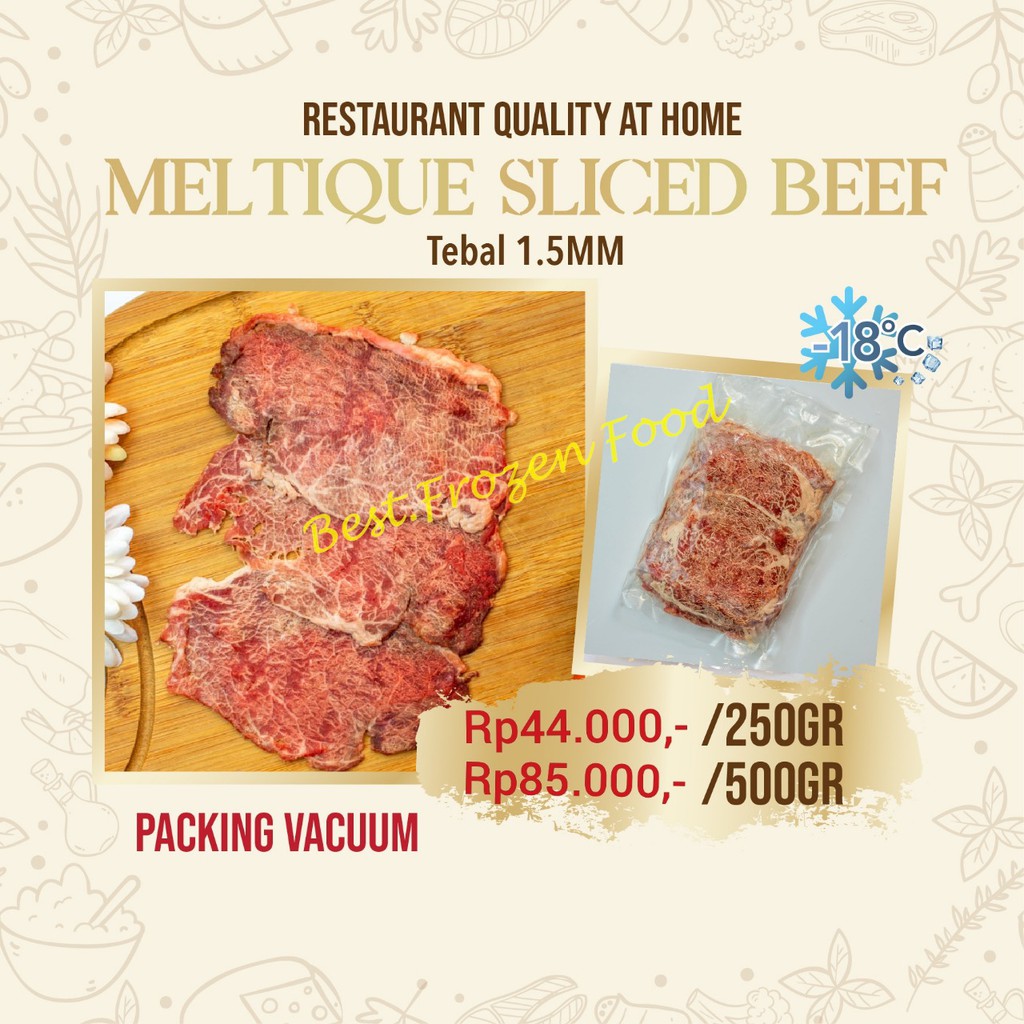

Meltique Sliced Beef