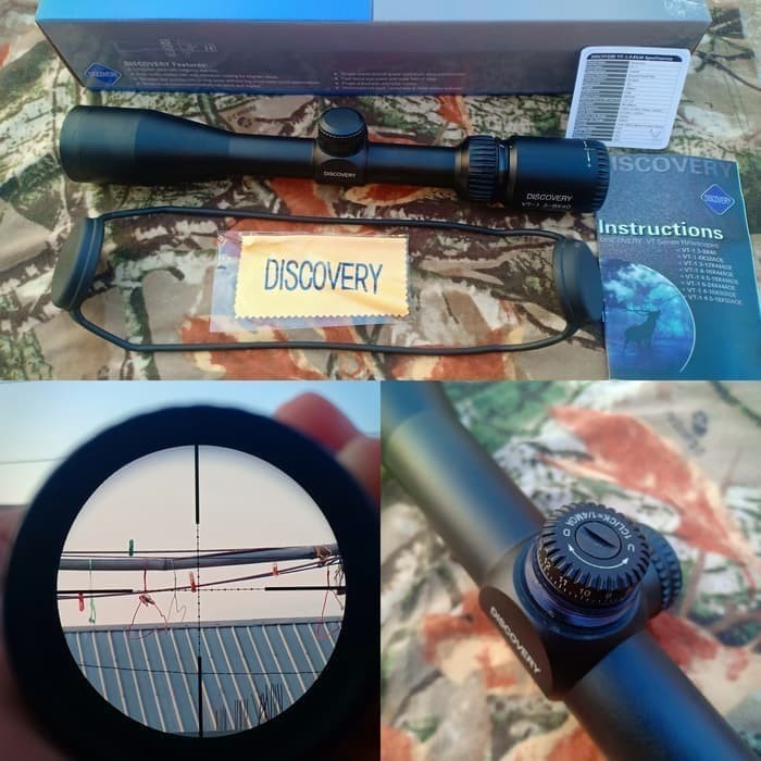 Telescope Teleskop Discovery VT-1 3-9x40 Vt1 3-9x40 Jernih dan luas