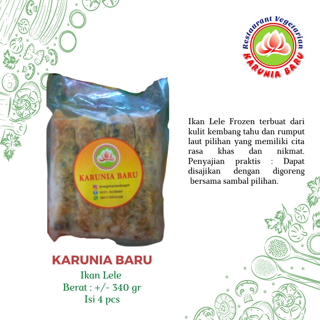 

KARUNIA BARU Ikan Lele Vegan 340 gr