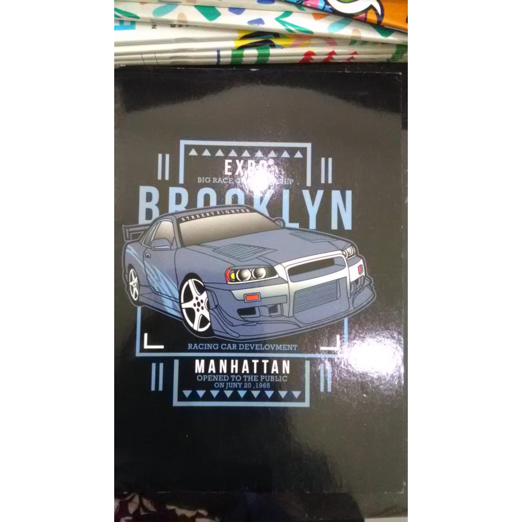 BUKU TULIS BOXY LOCOMOTIF 42 LEMBAR CAMPUS WARNA MOTIF BERGARIS LUSIN ECER GROSIR EXPO NOTEBOOK-Boy 2