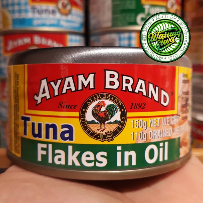 

Ayam brand tuna flakes in oil 150 gram can