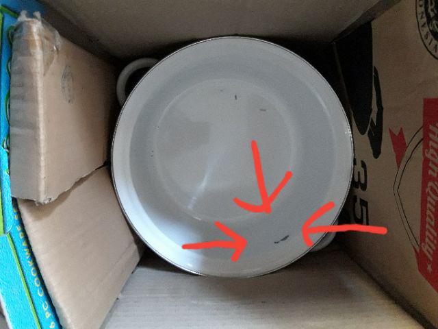 6 Pcs Cookware Jorge Set Tutup Enamel (berat 2 Kg)