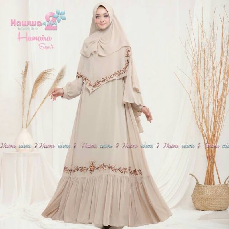 HUMAIRA SET SYAR'I ORIGINAL BY HAWWA AIWA 2