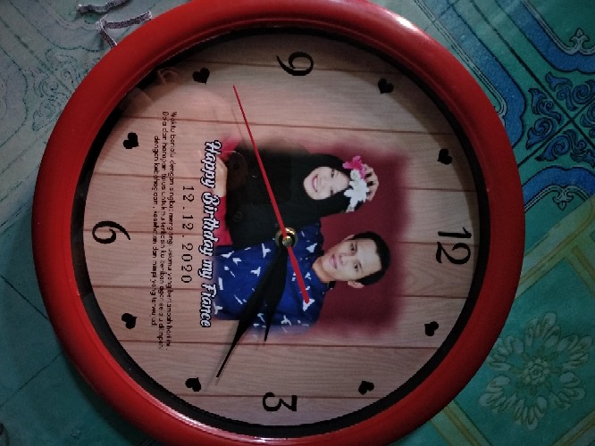 Jam Dinding Custom 1 Foto