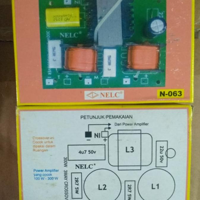 Ready oke] crossover pasif 3way nelc 063