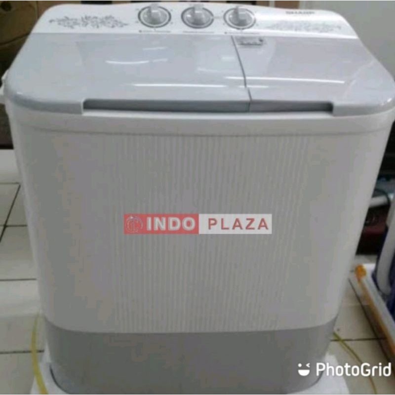 MESIN CUCI SHARP 2 tabung 9 KG / 9KG ES-T90MW