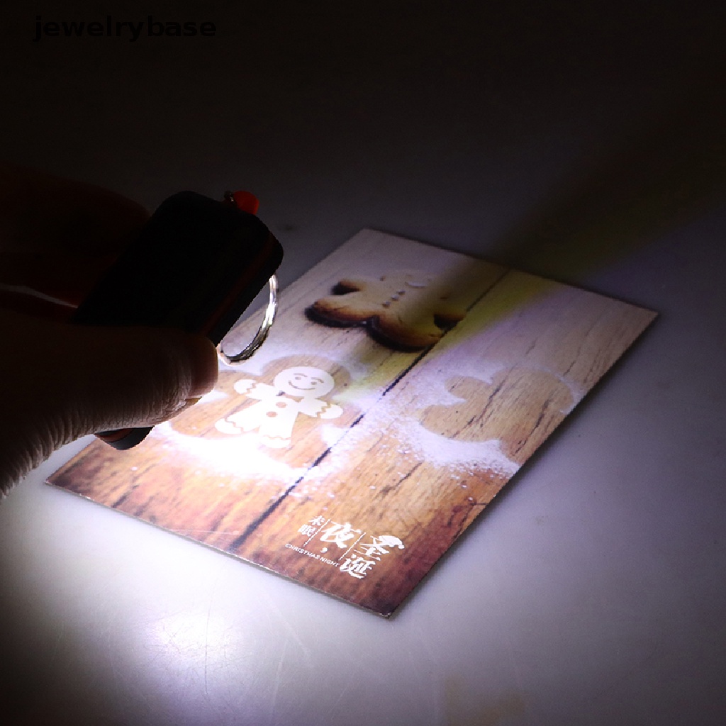 (jewelrybase) Gantungan Kunci Senter led Cob mini portable Untuk outdoor / Darurat