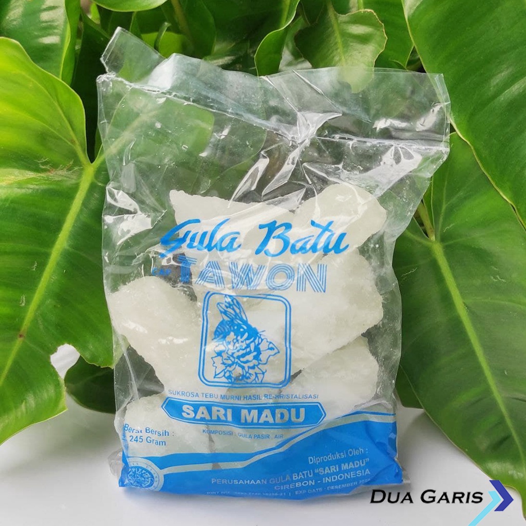 

Gula Batu Cap Tawon 250 Gram - Gula Batu Kristal - Gula Batu Putih