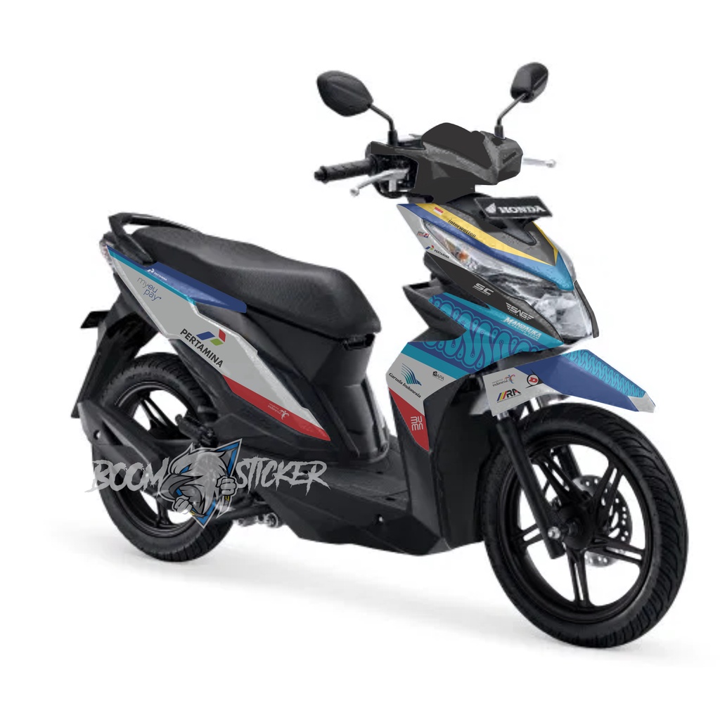 DECAL HONDA BEAT MANDALIKA LIVERY SC190