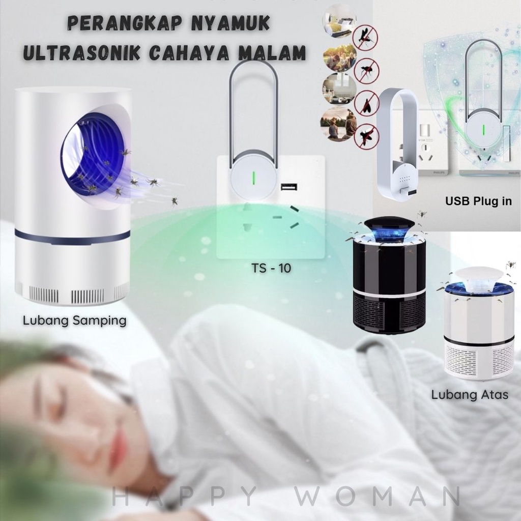 Perangkap Nyamuk Mosquito Trap Lamp LED / Lampu Pembunuh Nyamuk / Pembasmih Nyamuk Ultrasonic Insect Killer