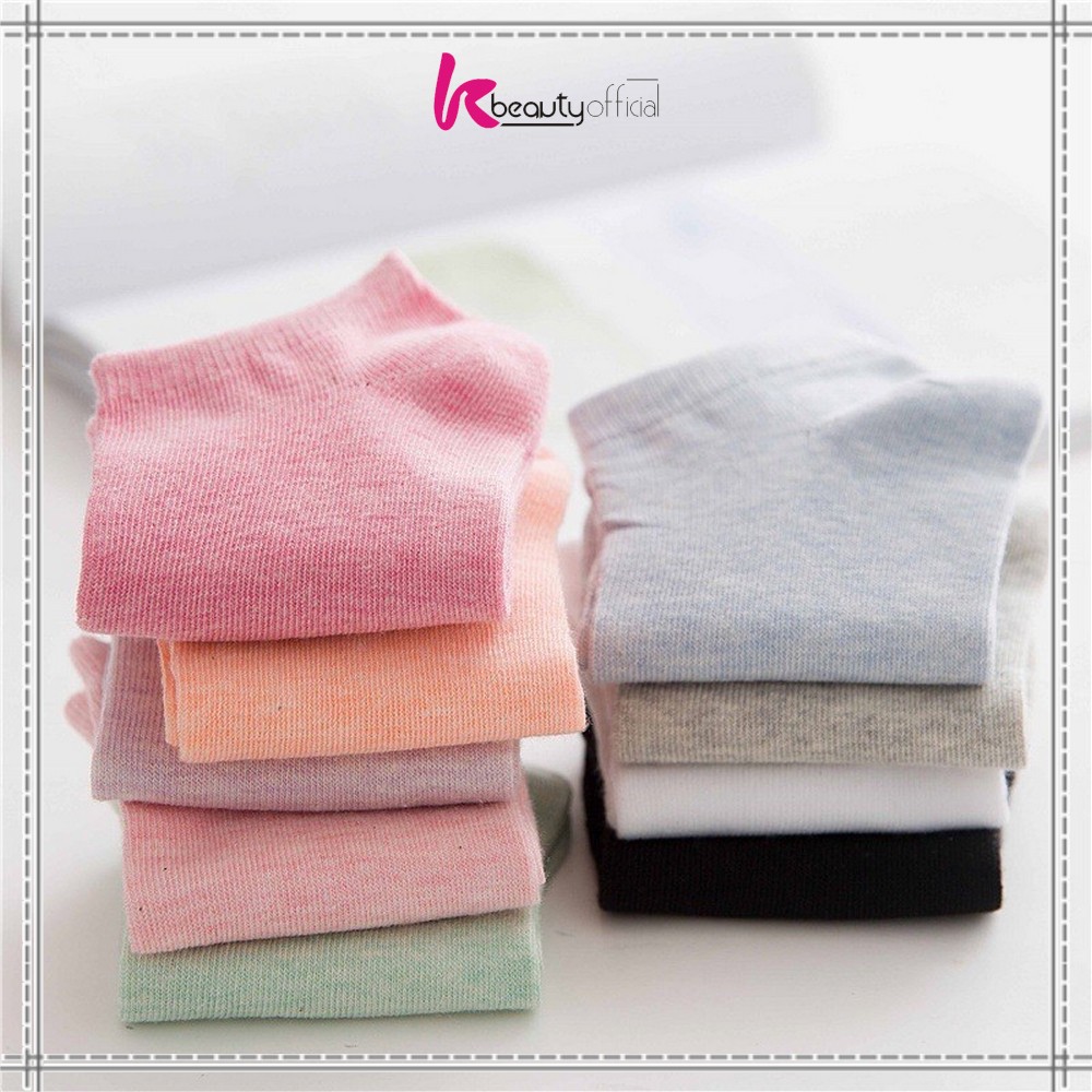 KB-P59 Kaos Kaki Semata Kaki Polos / Kaus Kaki Wanita / Kaos Kaki Ankle Dewasa / Short Socks Import-3