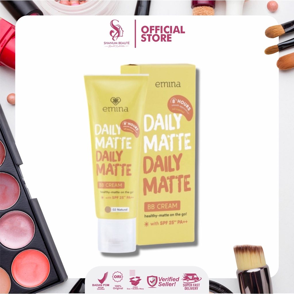 Emina Daily Matte BB Cream - Alas Bedak 16 gr